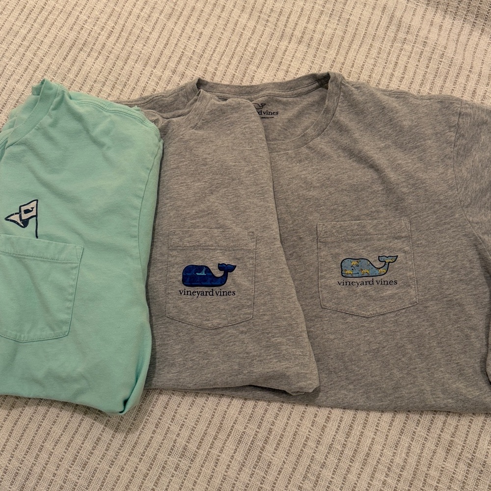 Three Men’s Vineyard Vines Shirts XXL
